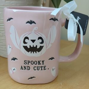 Rae Dunn Disney Stitch Spooky And Cute Mug Brand New